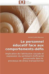 Le Personnel �ducatif Face Aux Comportements-D�fis