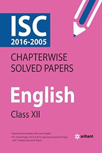 ISC Chapterwise Solved Papers ENGLISH class 12th