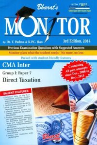 Monitor For Cma Inter, Group I: Paper 7: Direct Taxation