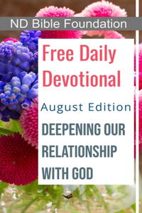 Free Daily Devotional August 2024 Edition