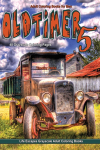 Adult Coloring Books for Men Oldtimer 5