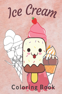 Ice Cream Coloring Book