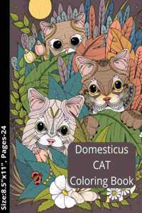 Domesticus CAT Coloring Book