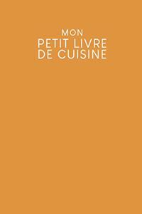 Mon petit livre de cuisine