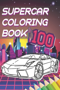 Supercar Coloring Book