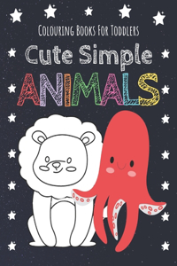 Colouring Books For Toddlers Cute Simple Animal