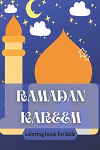 Ramadan kareem coloring book for kids