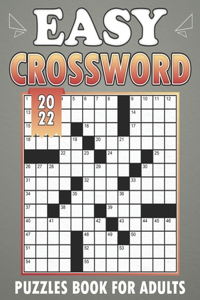 Easy Crossword Puzzles Book For Adults 2022