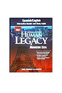 Holt World History: Human Legacy: Spanish/English Interactive Reader and Study Guide Modern Era