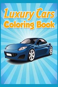Luxury Cars Coloring Book