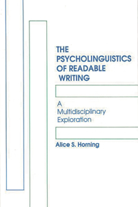 Psycholinguistics of Readable Writing