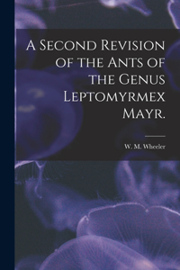 Second Revision of the Ants of the Genus Leptomyrmex Mayr.
