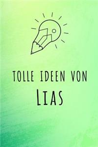 Tolle Ideen von Lias: Kariertes Notizbuch mit 5x5 Karomuster für deinen Vornamen