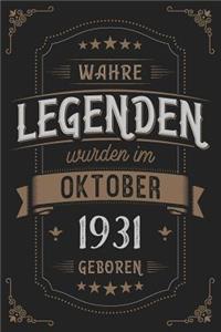 Wahre Legenden wurden im Oktober 1931 geboren