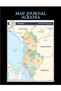 Map Journal Albania
