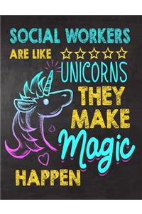 Social workers are like Unicorns They make Magic Happen