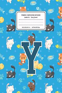 Primary Composition Notebook Grades K-2 Story Journal Y