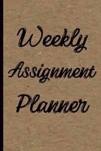 Weekly Assignment Planner