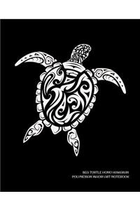 Sea Turtle Honu Hawaiian Polynesian Maori Art Notebook
