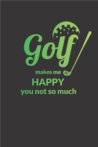 Notebook for Golfer Golf Golfing Journal Diary