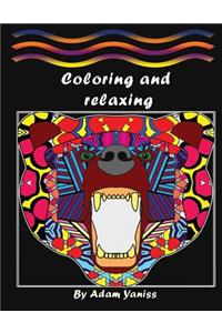 Coloring and relaxing