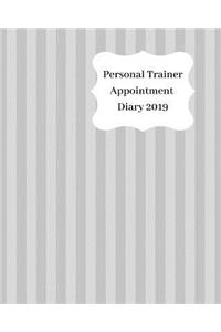 Personal Trainer Appointment Diary 2019