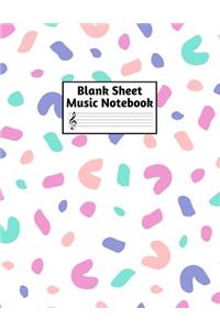 Blank Sheet Music Notebook