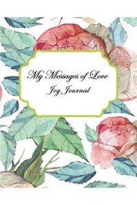 My Messages of Love Joy Journal