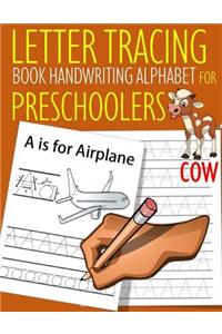 Letter Tracing Book Handwriting Alphabet for Preschoolers COW