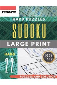 Sudoku Hard Puzzles Large Print