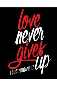 Love Never Gives Up