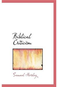 Biblical Criticism