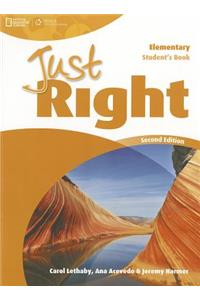 Just Right English Elementary Student Book