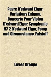 Uvre D'Edward Elgar