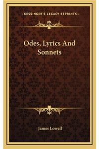 Odes, Lyrics and Sonnets