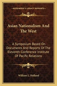 Asian Nationalism and the West