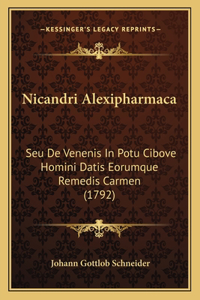 Nicandri Alexipharmaca