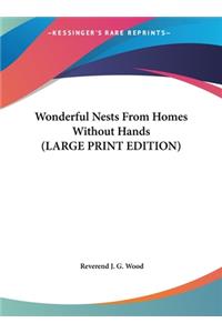 Wonderful Nests From Homes Without Hands (LARGE PRINT EDITION)