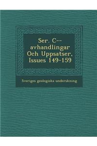 Ser. C--Avhandlingar Och Uppsatser, Issues 149-159