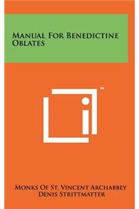 Manual For Benedictine Oblates