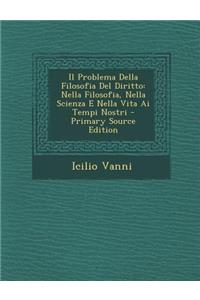 Il Problema Della Filosofia del Diritto