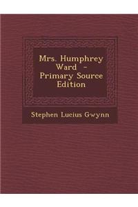 Mrs. Humphrey Ward