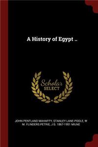 A History of Egypt ..