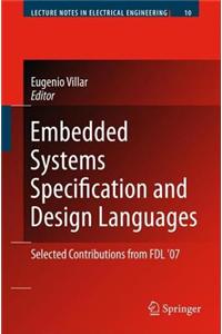 Embedded Systems Specification and Design Languages