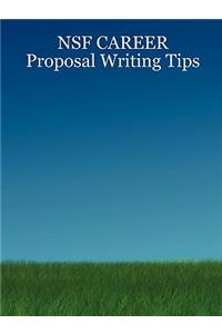 NSF CAREER Proposal Writing Tips