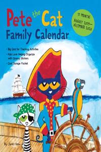 Pete the Cat 2019-2020 17-Month Family Square Wall Calendar