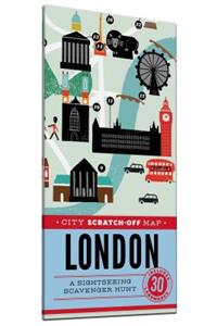 City Scratch-Off Map: London