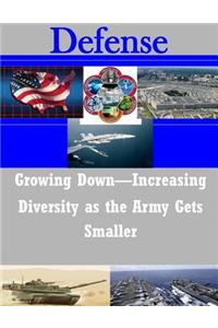 Growing Down-Increasing Diversity as the Army Gets Smaller