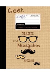 Primary Composition Book - Mustaches