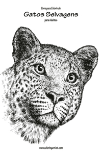 Livro para Colorir de Gatos Selvagens para Adultos 1